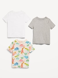 View large product image 3 of 3. Short-Sleeve T-Shirt 3-Pack for Toddler Boys