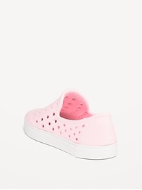 View large product image 3 of 4. Perforated Slip-On Shoes for Toddler Girls (Partially Plant-Based)