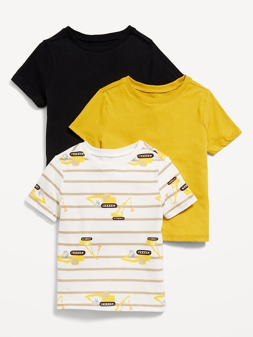View large product image 1 of 2. Short-Sleeve T-Shirt 3-Pack for Toddler Boys
