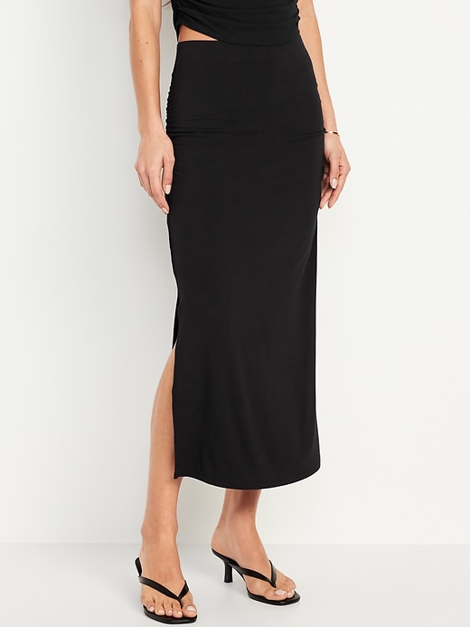 Image number 1 showing, Ruched Maxi Skirt