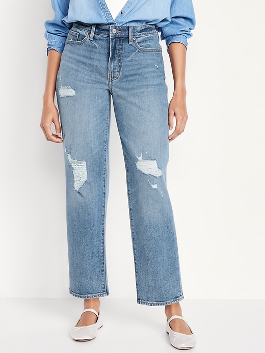 Image number 1 showing, Curvy High-Waisted OG Loose Jeans