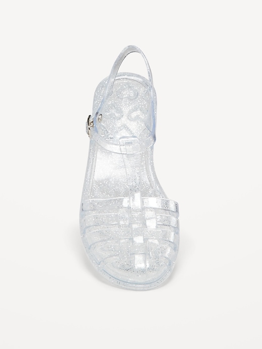 View large product image 2 of 4. Shiny Jelly Fisherman Sandals for Girls