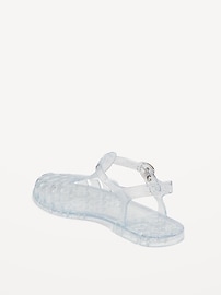 View large product image 4 of 4. Shiny Jelly Fisherman Sandals for Girls