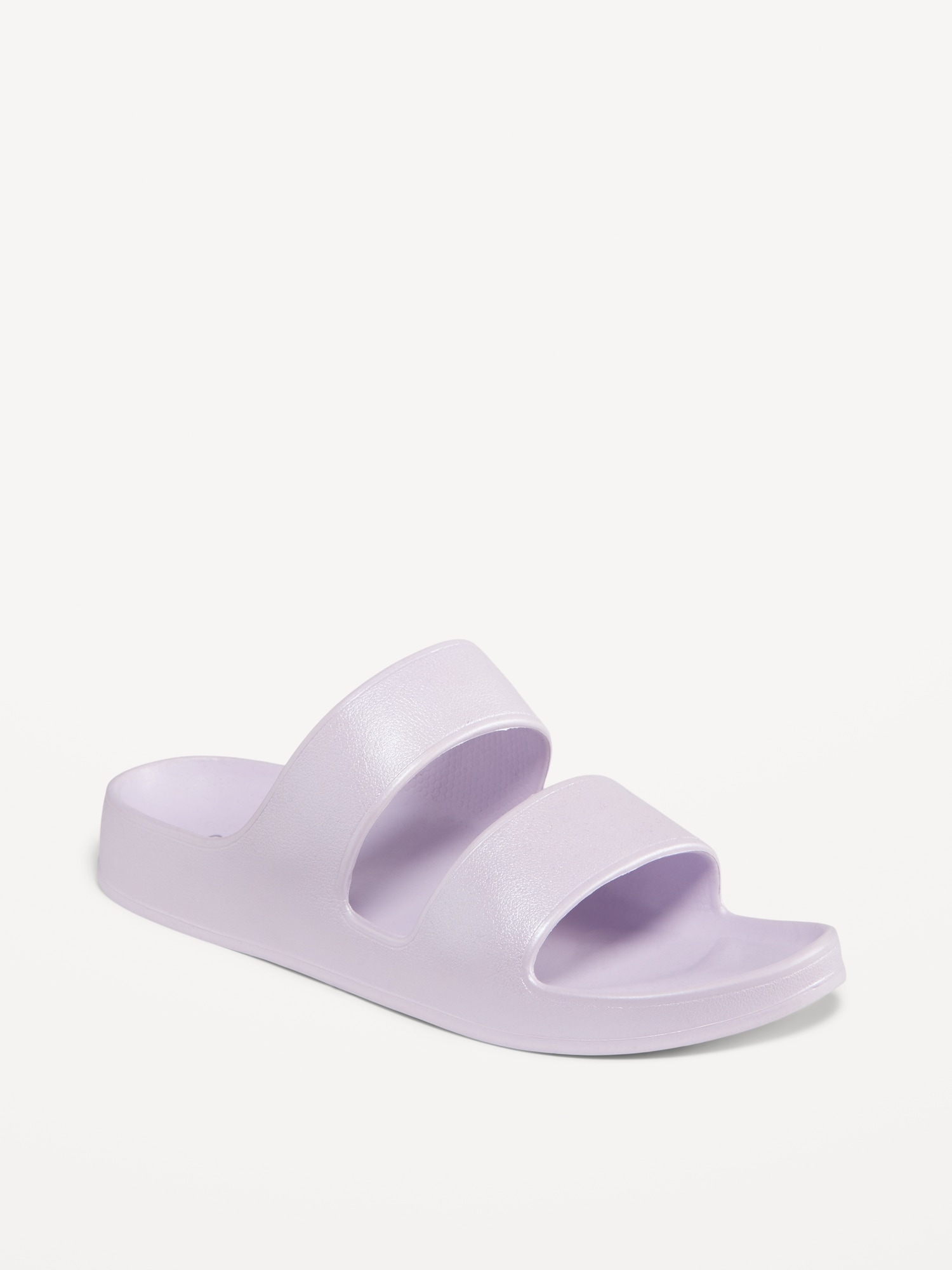 Double-Strap Slide Sandals for Girls (Partially Plant-Based