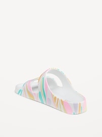 View large product image 4 of 4. Double-Strap Slide Sandals for Girls (Partially Plant-Based)