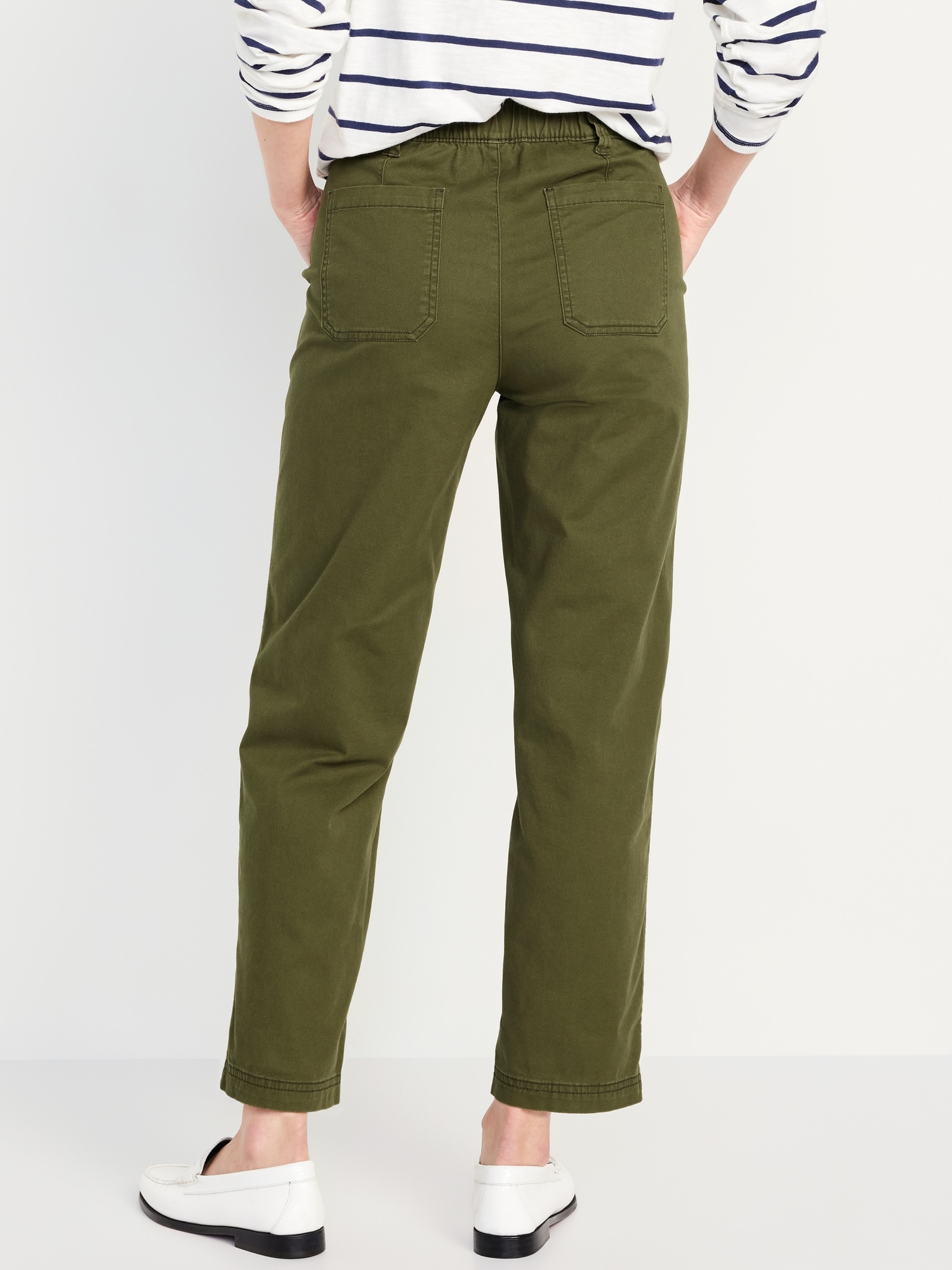 Old Navy High-Waisted OGC Chino Pants for Women Alpine Tundra