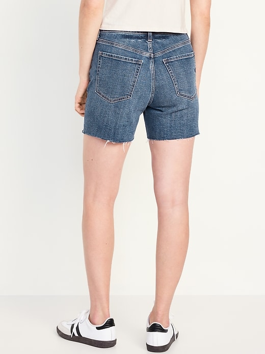 Image number 2 showing, High-Waisted OG Jean Shorts -- 5-inch inseam