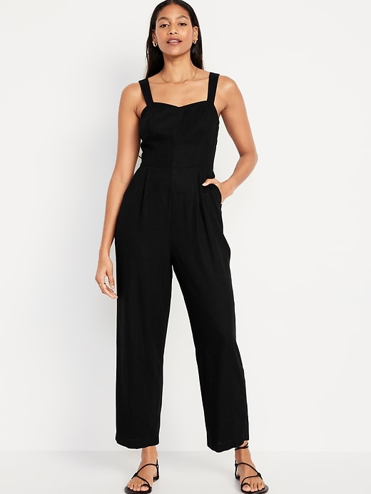 Image number 1 showing, Fit & Flare Cami Jumpsuit