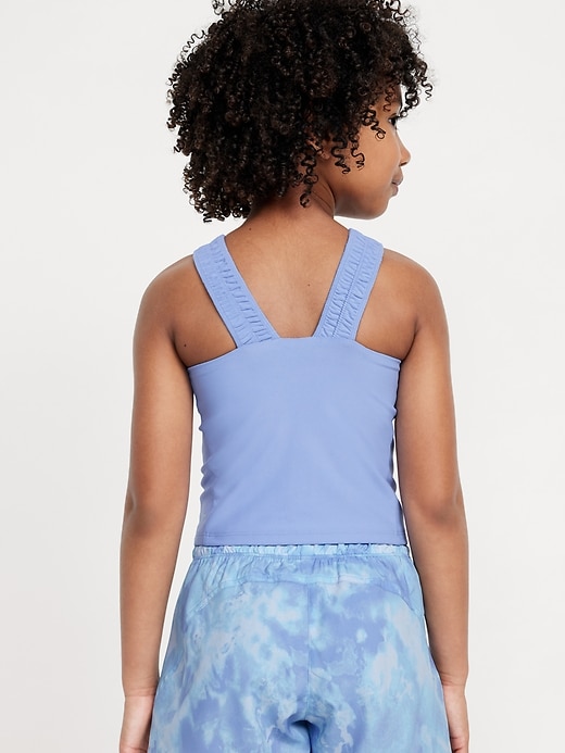 View large product image 2 of 4. PowerSoft Ruched-Strap Tank Top for Girls