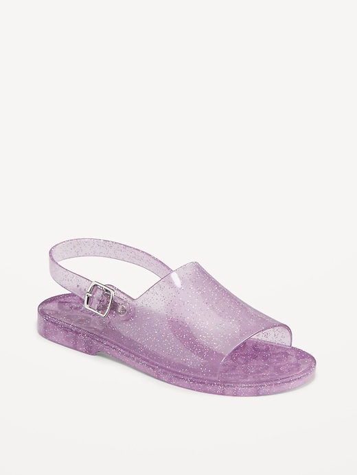 View large product image 1 of 4. Jelly Wide-Strap Sandals for Girls