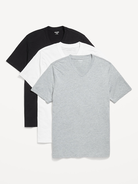 Soft-Washed V-Neck T-Shirt 3-Pack - Multi