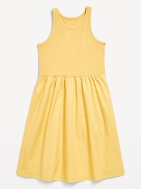 View large product image 3 of 3. Sleeveless Mixed Material Dress for Girls