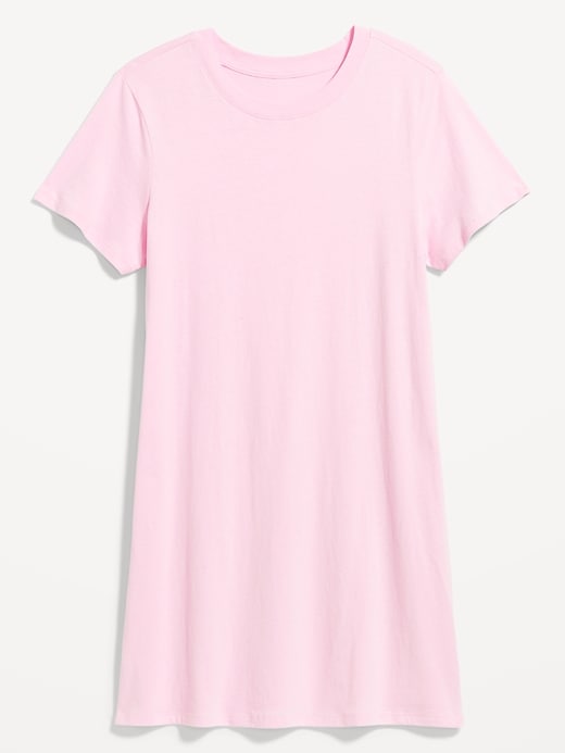 Image number 8 showing, Crew-Neck Mini T-Shirt Dress