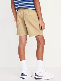 Image number 2 showing, Above Knee Twill Pull-On Shorts for Boys