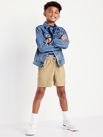 View large product image 3 of 4. Above Knee Twill Pull-On Shorts for Boys