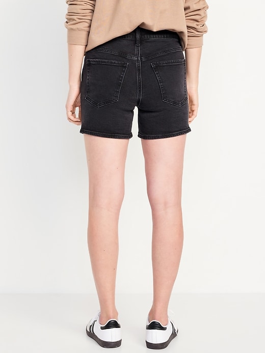 Image number 2 showing, High-Waisted OG Jean Shorts -- 5-inch inseam