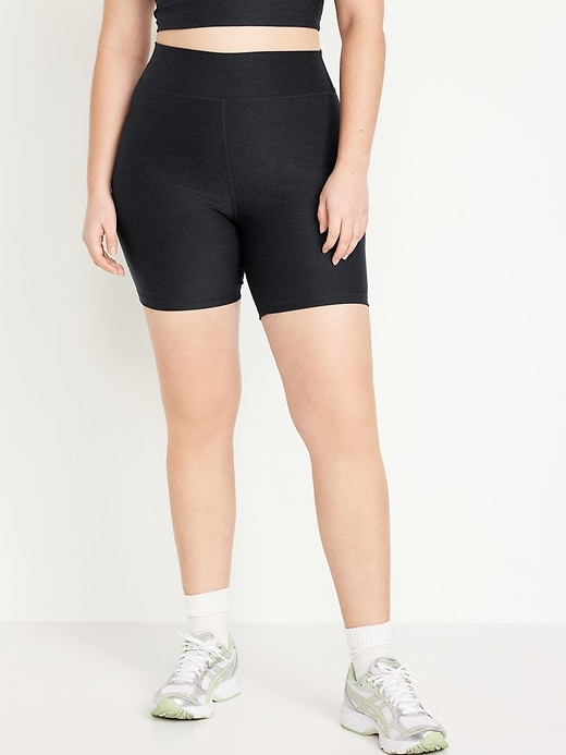 Image number 5 showing, Extra High-Waisted Cloud+ Biker Shorts -- 6-inch inseam