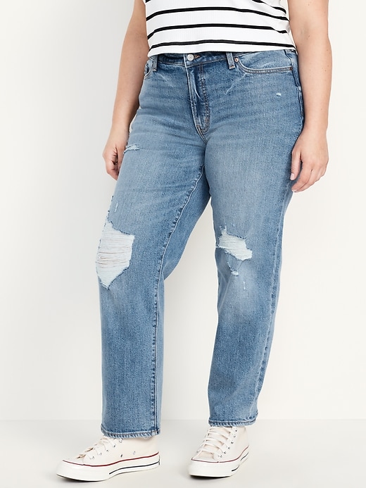 Image number 5 showing, Curvy High-Waisted OG Loose Jeans