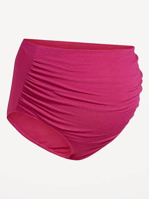 Image number 6 showing, Maternity High-Waisted Swim Bottoms
