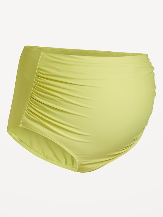 Image number 2 showing, Maternity High-Waisted Swim Bottoms