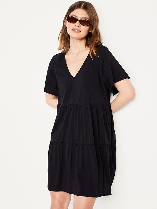 old navy v neck mini swing dress V-Neck Mini Swing Dress