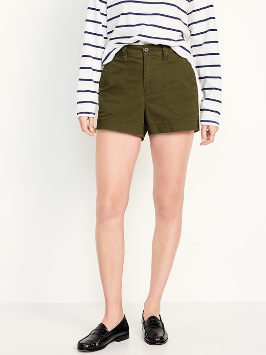 Image number 1 showing, High-Waisted OGC Chino Shorts -- 3.5-inch inseam