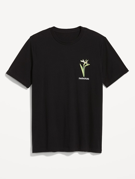 Image number 1 showing, Soft-Washed Graphic T-Shirt