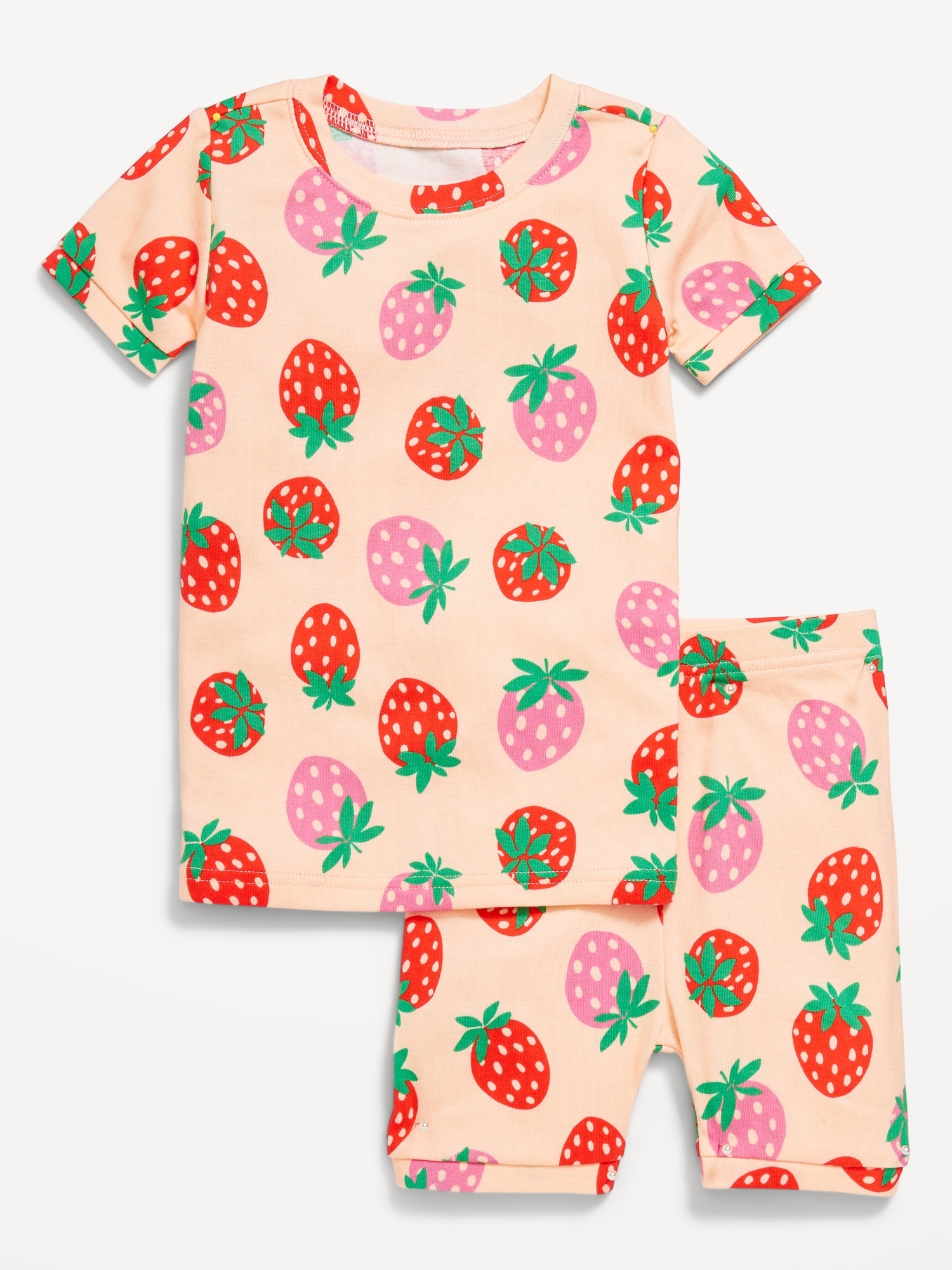 Printed Unisex Snug-Fit Pajama Set for Toddler & Baby