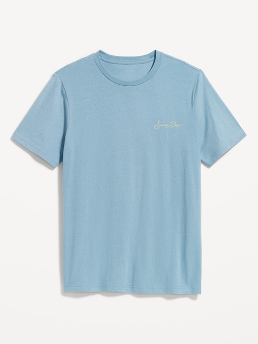 Image number 1 showing, Soft-Washed Graphic T-Shirt