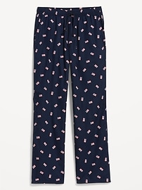 View large product image 3 of 3. Poplin Pajama Pants