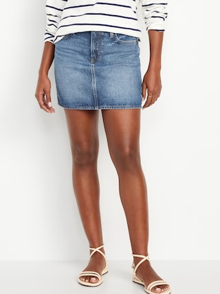 ONLY Gonna In Denim ONLCILLA - Donna, Vita Media, Cotone, Con Tasche Frontali