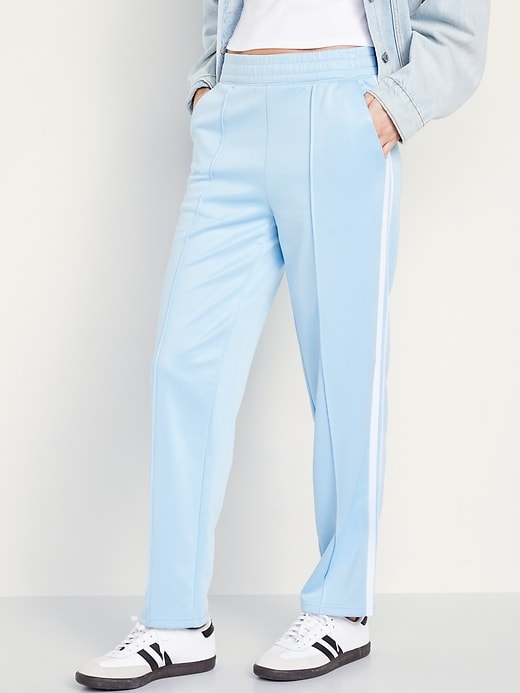 Image number 1 showing, High-Waisted Performance Track Pants