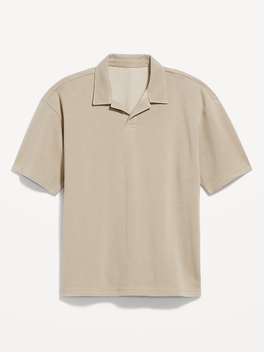 Image number 7 showing, Loose Fit Heavyweight Twill Polo