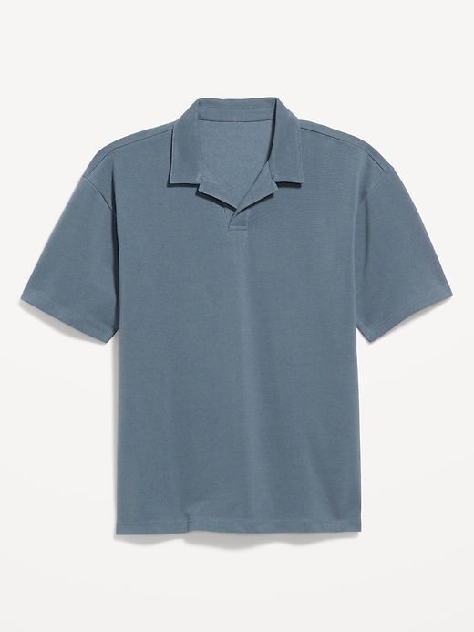 Image number 4 showing, Loose Fit Heavyweight Twill Polo