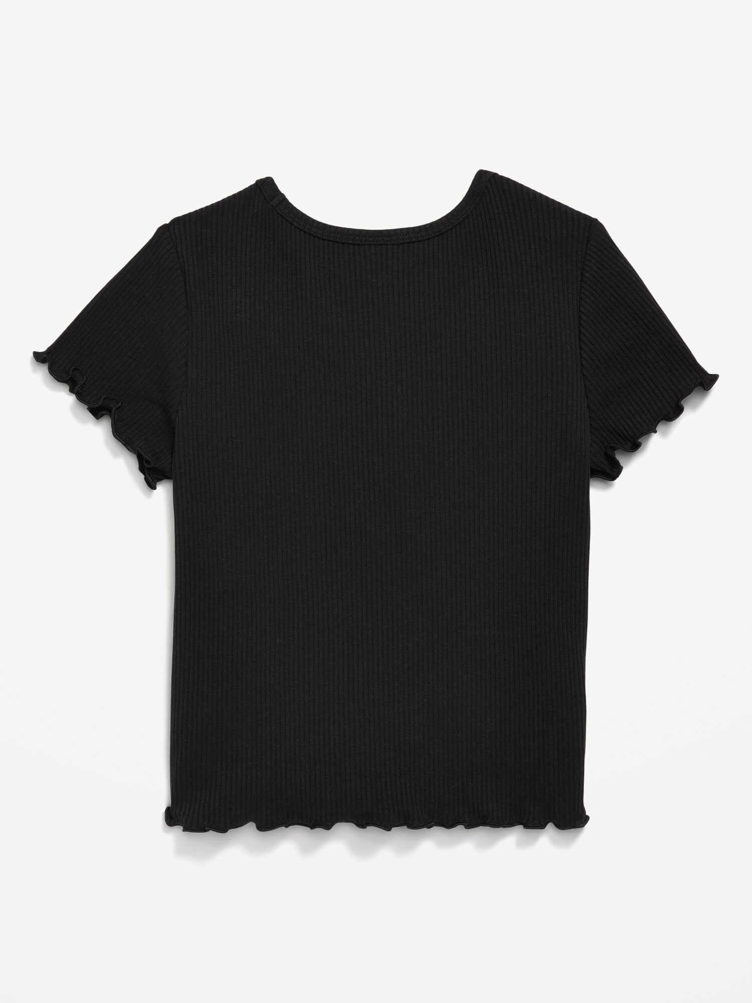 Футболка Old Navy Printed Short-Sleeve T-Shirt для девочек-малышей, цвет: Чёрный — фото 2
