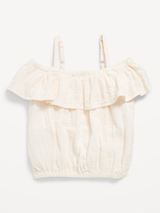 View large product image 1 of 2. Off-Shoulder Ruffle-Trim Top for Girls