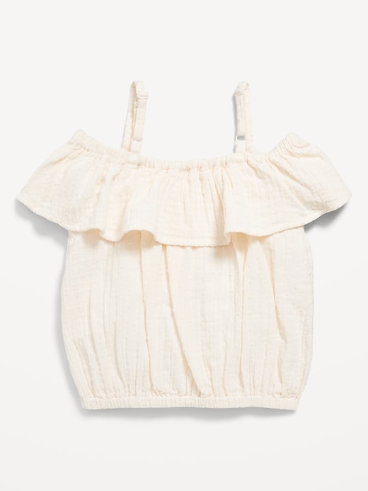 View large product image 2 of 2. Off-Shoulder Ruffle-Trim Top for Girls