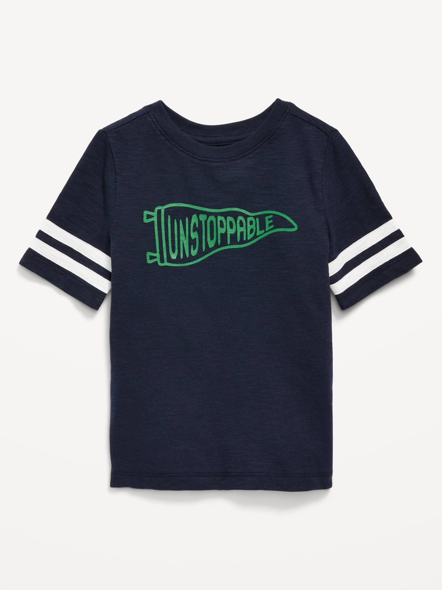 Short-Sleeve Stripe Graphic T-Shirt for Toddler Boys