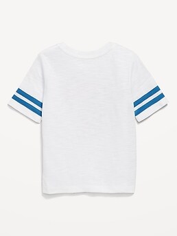 Short-Sleeve Stripe Graphic T-Shirt for Toddler Boys | Old Navy