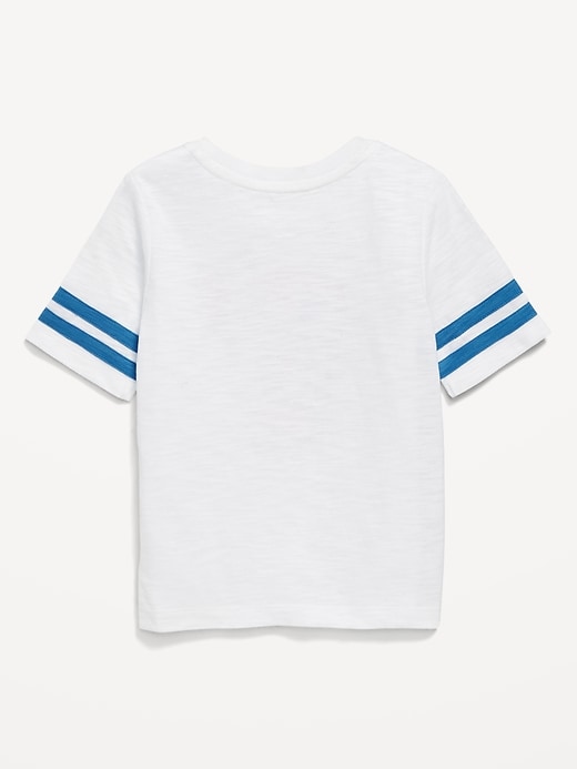 View large product image 2 of 2. Striped Pocket T-Shirt for Toddler Boys