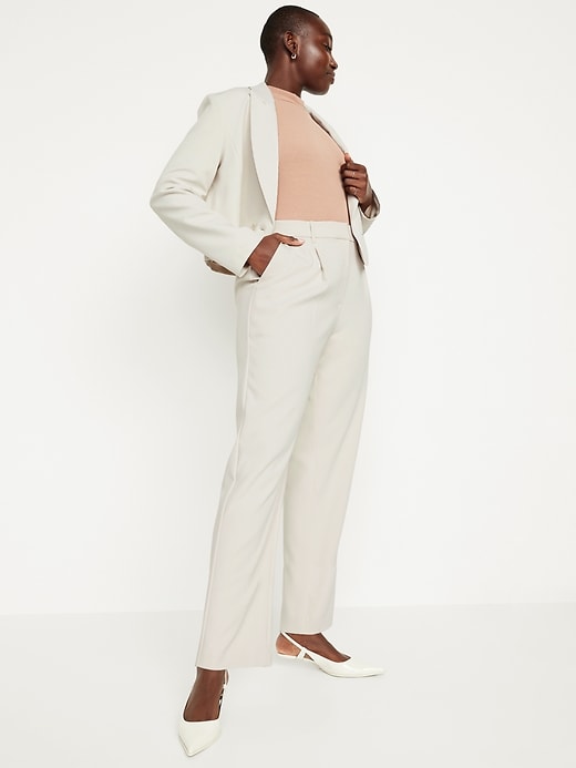 Image number 3 showing, Extra High-Waisted Relaxed Slim Taylor Pants