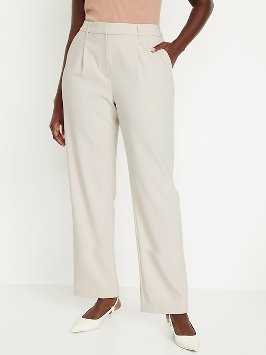 Image number 5 showing, Extra High-Waisted Relaxed Slim Taylor Pants