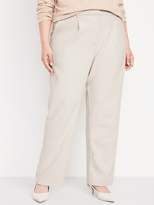 Image number 7 showing, Extra High-Waisted Relaxed Slim Taylor Pants