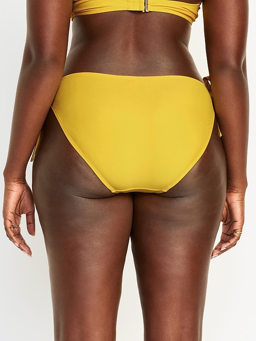 Image number 6 showing, Mid-Rise Side-Tie Bikini Swim Bottoms