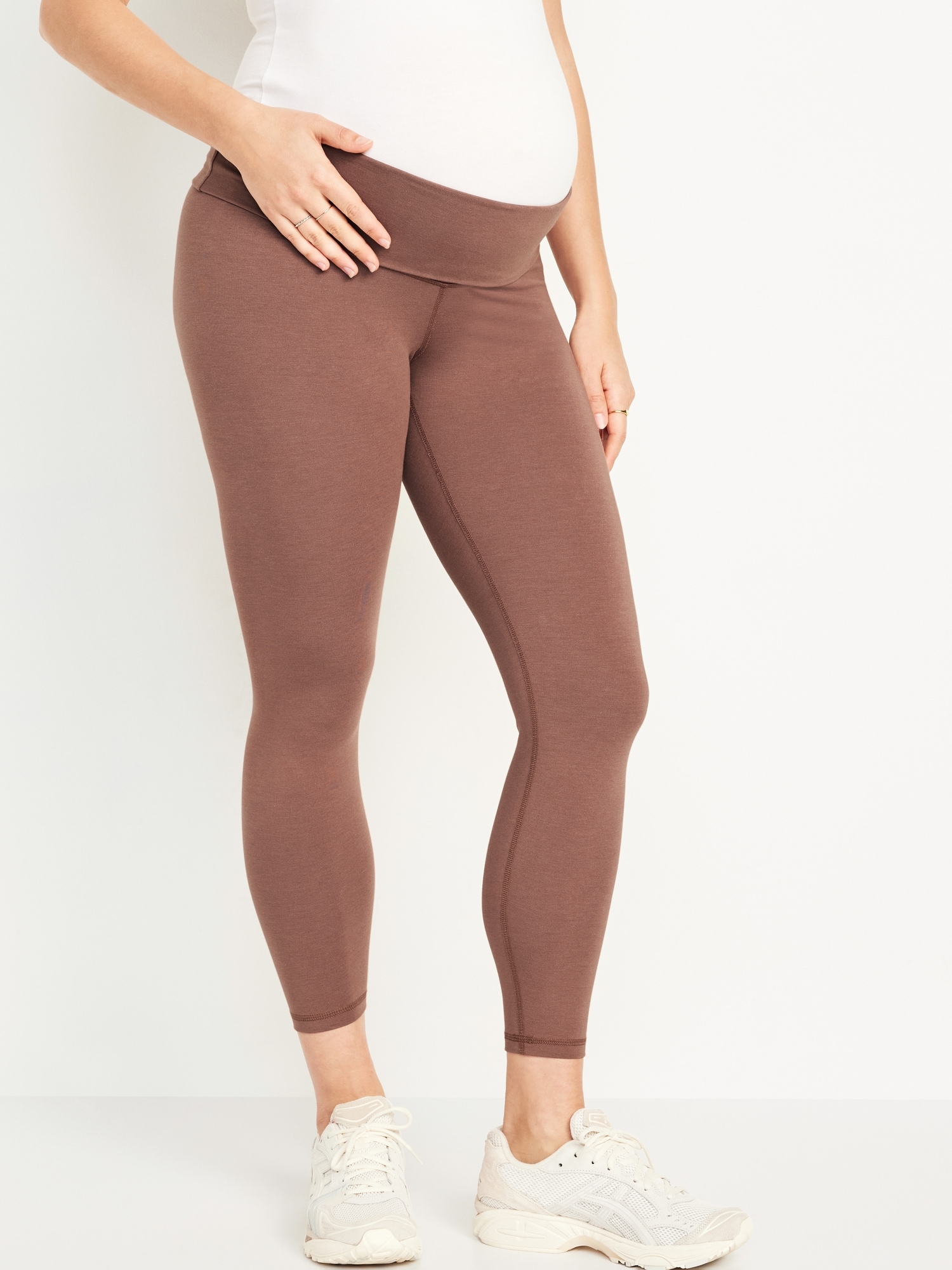 Old Navy Maternity Rollover-Waist PowerChill 7/8-Length Leggings, Old Navy  deals this week, Old Navy weekly ad