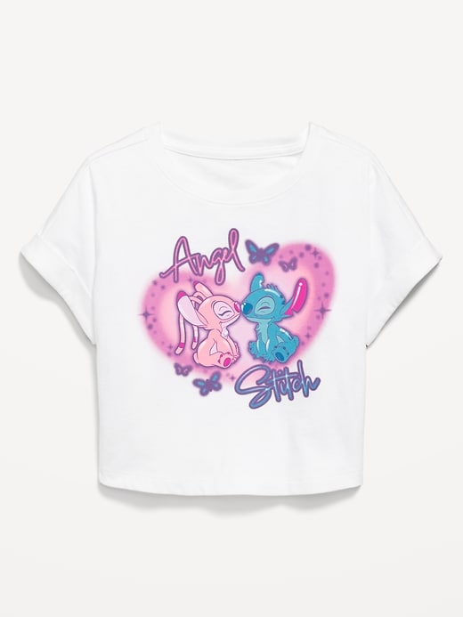 View large product image 2 of 3. Dolman-Sleeve Licensed Graphic T-Shirt for Girls