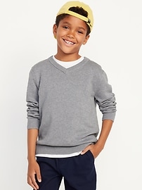 Image number 1 showing, V-Neck Sweater for Boys