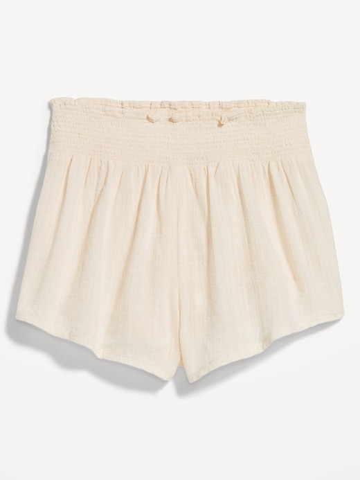 Image number 4 showing, High-Waisted Swim Coverup Shorts -- 1.5-inch inseam