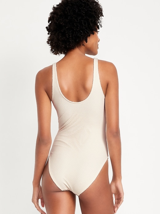 Image number 2 showing, Crochet One-Piece Swimsuit