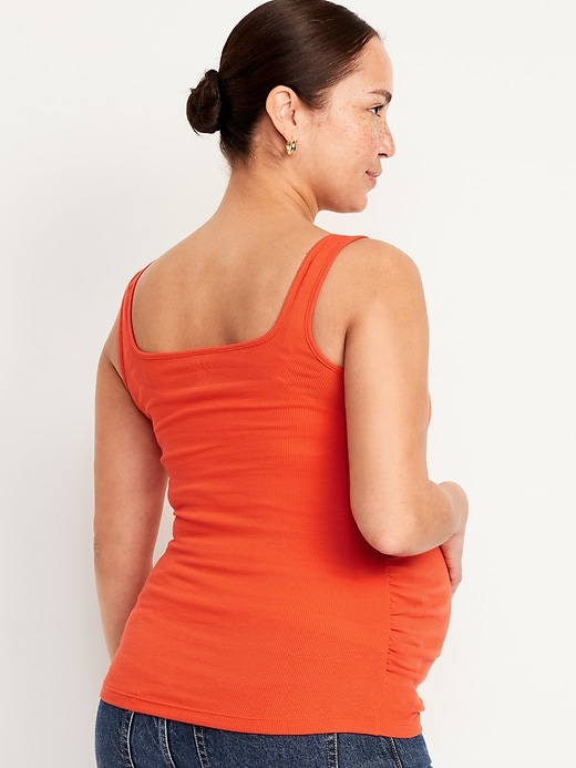 Image number 3 showing, Maternity Square Neck Tank Top